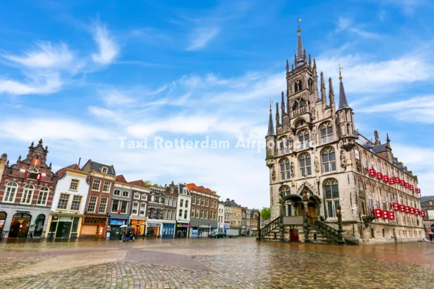 Taxi van Gouda naar Rotterdam Airport