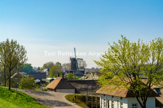 Taxi van Tiel naar Rotterdam Airport